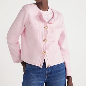 Free Assembly Pink Button-Up Women's Cardigan